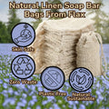 Natural Linen Soap Saver Bag