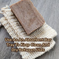 Natural Linen Soap Saver Bag