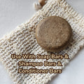 Natural Linen Soap Saver Bag