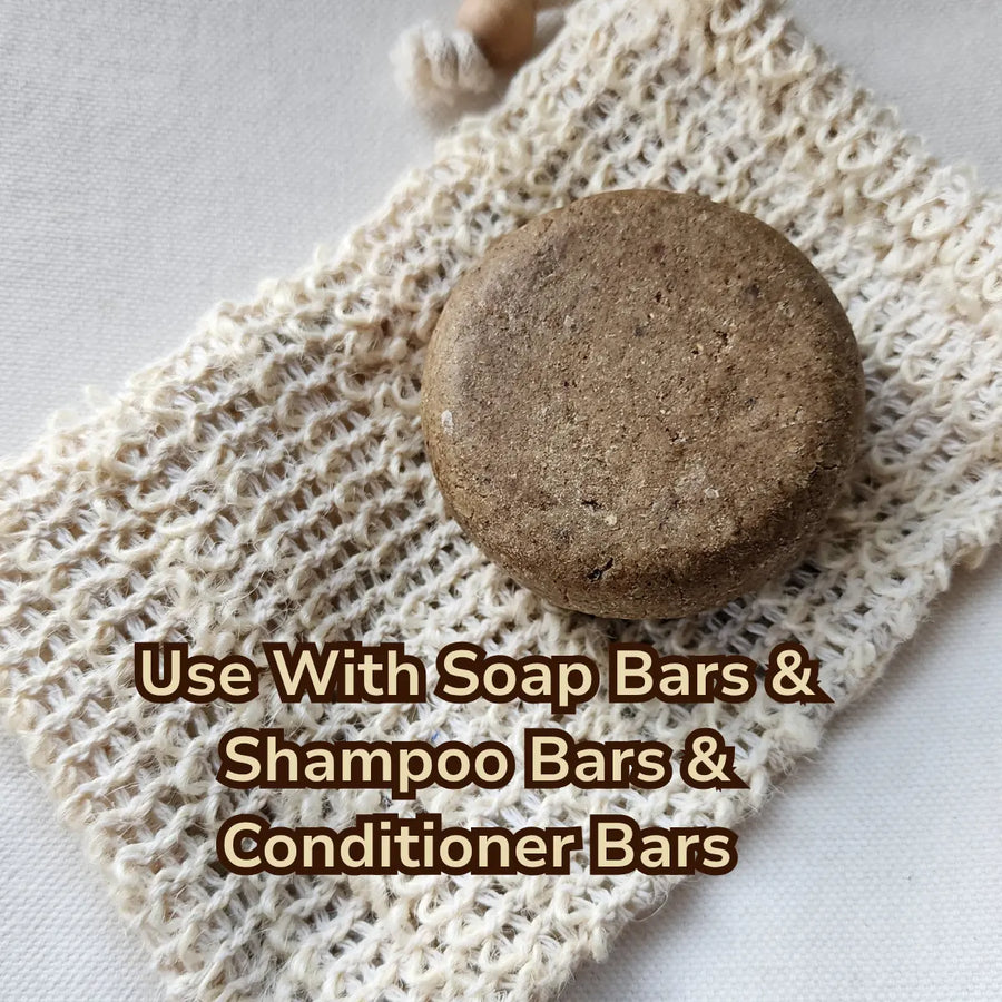 Natural Linen Soap Saver Bag